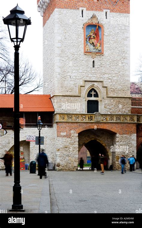 Florian Gate Brama Florianska Cracow Krakow Stare Miasto Old Town