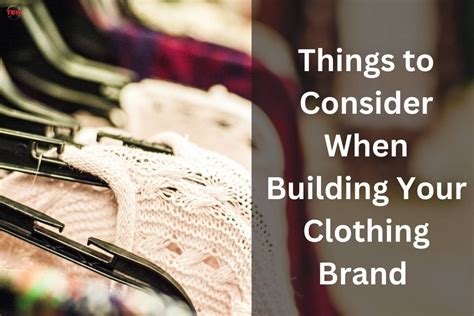 Building Your Clothing Brand 5 Important Points The Enterprise World