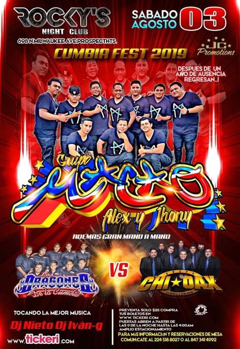 CUMBIA FEST 2019 GRUPO MACAO Tickeri Concert Tickets