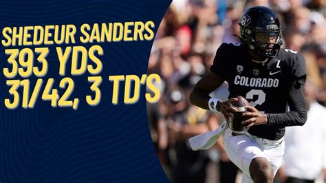 Shedeur Sanders Vs Nebraska Highlights He Is Him Youtube