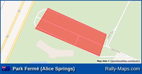 Park Ferm Alice Springs Stage Map Red Centre To Gold Coast Trial