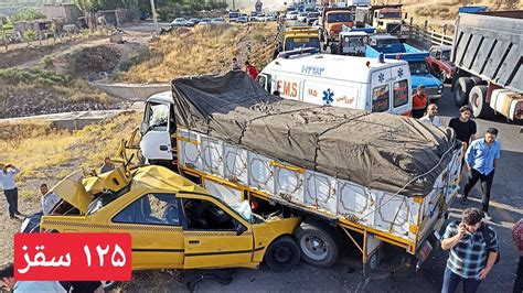 تصادف در محور سقز بوکان ۲ کشته و ۳ مصدوم برجای گذاشت پایگاه خبری