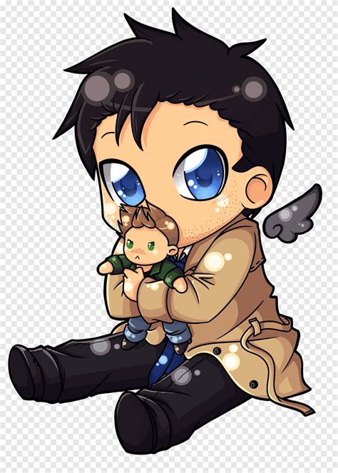 Castiel Dean Winchester Crowley Drawing Fan Art Supernatural Mammal