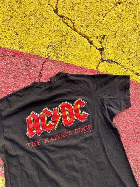 Vtg Acdc The Razor S Edge Ac Dc Concert Tour Gra Gem