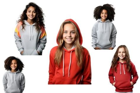 Hoodie Girls Collection Graphic By Photocreo · Creative Fabrica