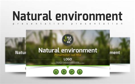 Natural Environment Powerpoint Template Templatemonster