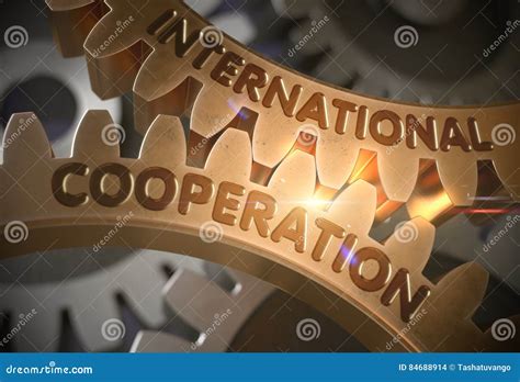 International Cooperation 3d Stock Illustration Illustration Of