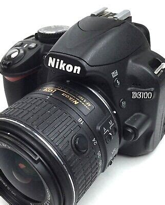 Nikon D3100 SLR Digital Camera W AF P DX 18 55mm F 3 5 5 6G VR Lens EBay