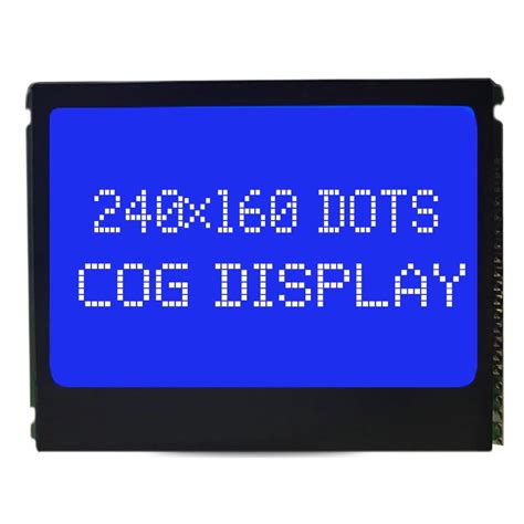 Customized Blue Stn X Dots Cog Lcd Display Module Manufacturers