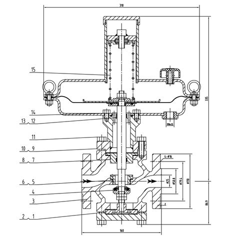 ZZVP Nitrogen Gas Pressure Reducing Valve Self Operated Regulator