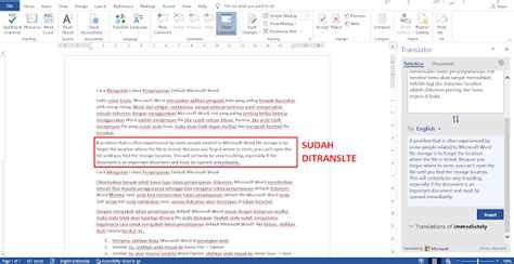 Cara Menerjemahkan Teks Translate Di Microsoft Word Blogger Koplo