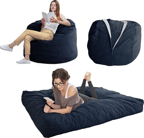 Maxyoyo Giant Bean Bag Chair Bed For Adults Convertible