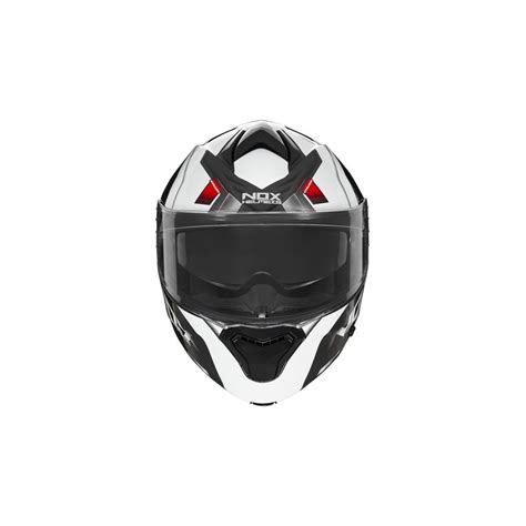 Nox N Modular Integral In Jet Helmet Moto Scooter Cruzr White Red