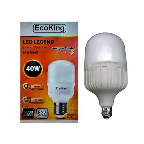 Jual LAMPU LED ECOKING 3W 18W SUPER TERANG TAHAN LAMA 5 Watt 7w