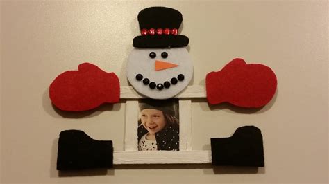 Tutorial Di Natale Lavoretto Pupazzo Di Neve Porta Foto Idee Fai Da Te