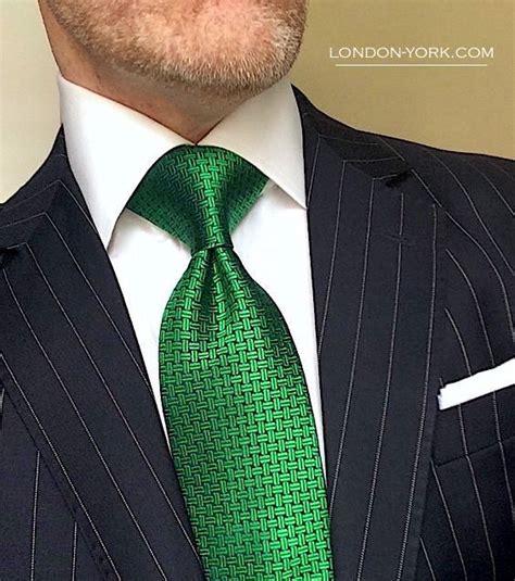 London York Executive Knot Tie Cut To Make A More Substantial Knot For