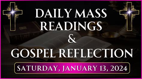 Today S Catholic Mass Readings Gospel Reflection Friday January