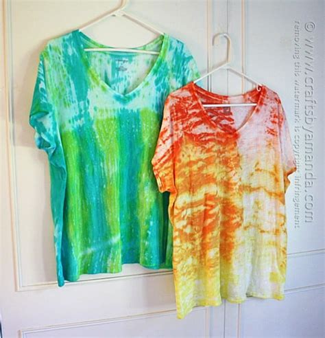 Sunshine Ombre Shibori Tie Dye Top Crafts By Amanda