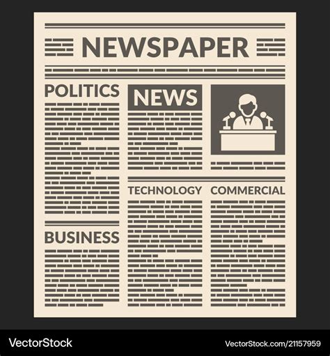 Custom Newspaper Template