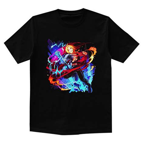 Jual KAOS ANIME EDWARD ELRIC エドワードエルリック FULLMETAL ALCHEMIST MANGA