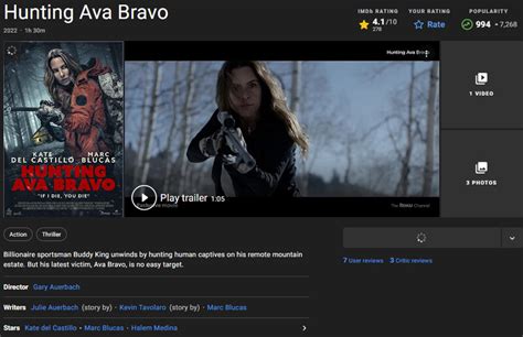 Hành Động Hunting Ava Bravo 2022 1080p AMZN WEB DL DDP5 1 H 264 CMRG