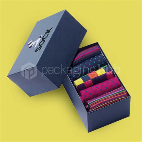 Custom Socks Boxes Wholesale With Logo Packaging Hub