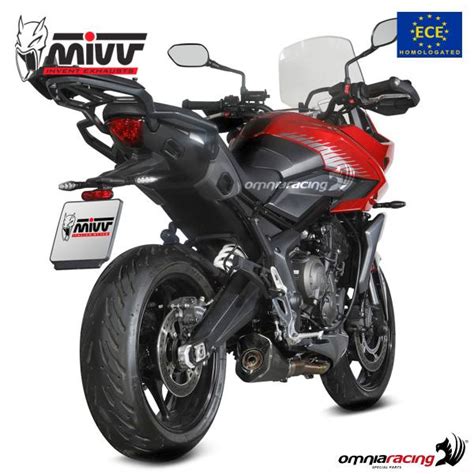 Full Exhaust System Stainless Steel Delta Race Black Mivv Approved