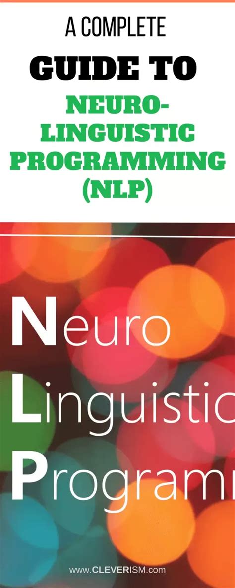 A Complete Guide To Neuro Linguistic Programming Nlp Artofit