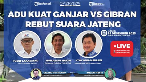 Overview Adu Kuat Ganjar Vs Gibran Rebut Suara Jateng Youtube