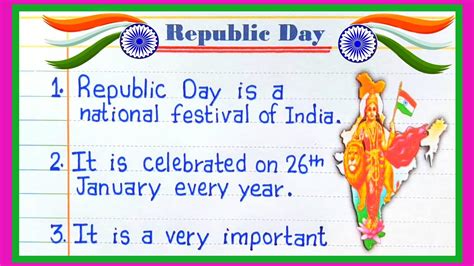 Lines Essay On Republic Day In English Essay On Republic Day