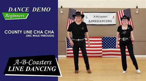 County Line Cha Cha Line Dance Demo Walk Through Youtube