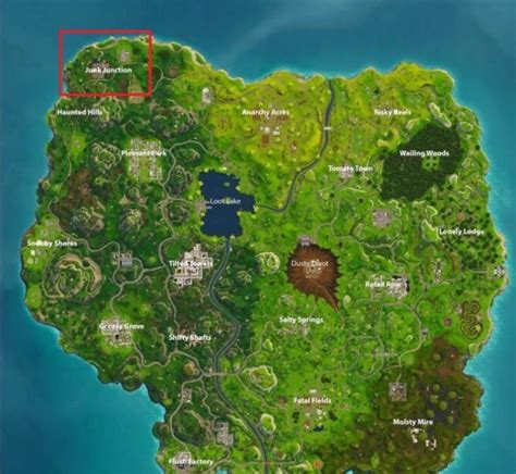 Fortnite Saison 4 Semaine 9 Carte Au Trésor De Haunted Hills