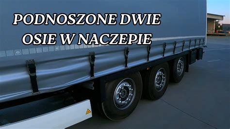 Podnoszone Dwie Osie W Naczepie Kierowca Zawodowy Dla Pocz Tkuj Cych