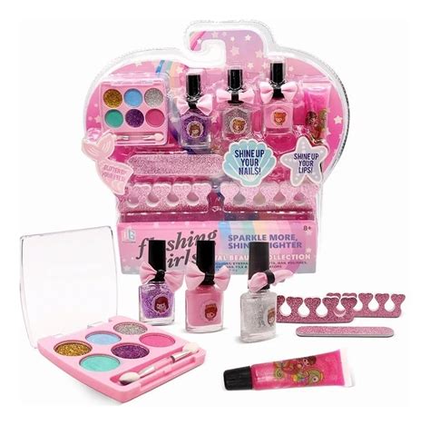 Kit De Maquillaje Lavable Para Ni As