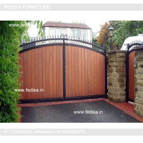 Lohe Ke Gate Ke Design Modern Iron Fence Designs Iron Gate Single Door