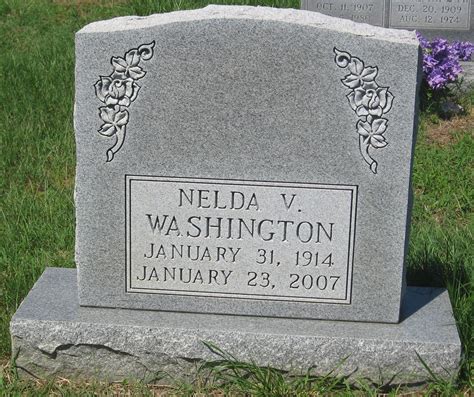 Nelda Virginia Fritter Washington 1914 2007 Find A Grave Memorial