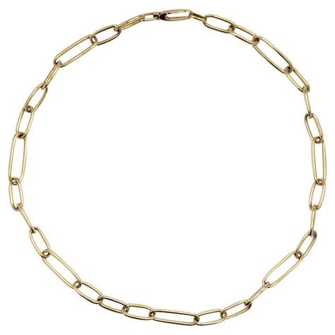 18 Karat Yellow Gold Italian Graduated Curb Link Chain Necklace At