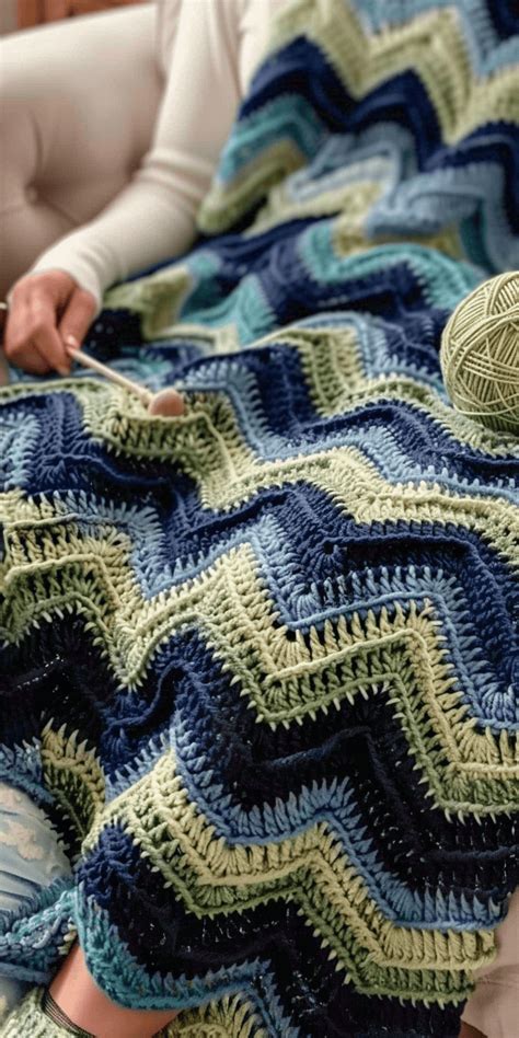 12 Ocean Waves Crochet Patterns Bring The Sea Home With Your Artistry