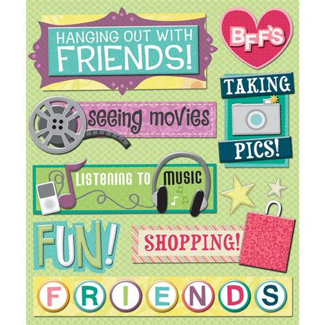 Friendship > Friends Hanging Out Stickers: Stickers Galore