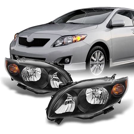 Amazon AKKON For Toyota Corolla S XRS Black Headlights Driver