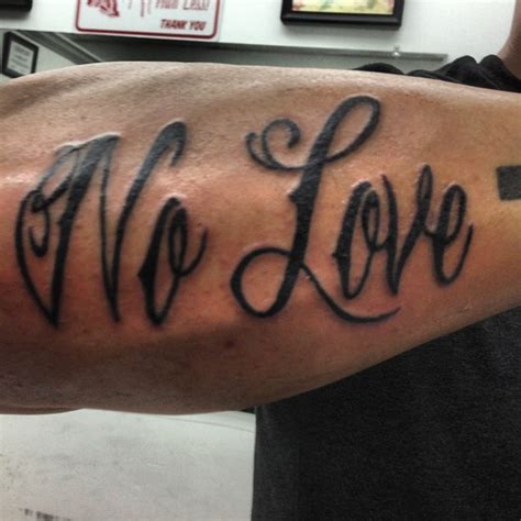 No Love Fishink Tattoo