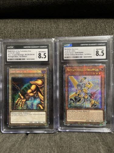 Yugioh St Edition Right Arm Of The Forbidden One Exodia Revolution