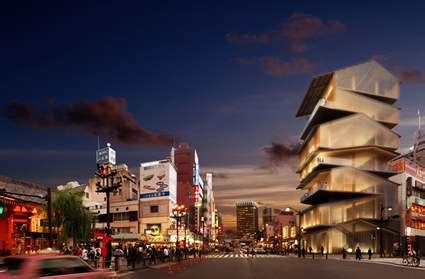 Asakusa Culture And Tourist Information Center By Kengo Kuma Spoon