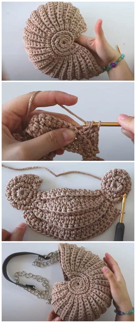 Crochet Seashell Bag Tutorial Crochet Kingdom