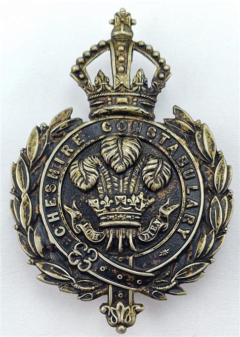 Cheshire Constabulary Helmet Badge | Time Militaria