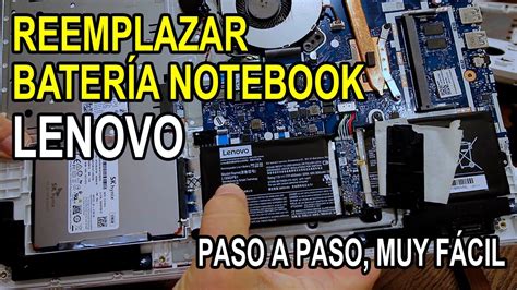 Cambiar Batería Notebook o Portátil Lenovo Tutorial YouTube