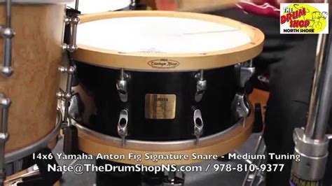 Yamaha Anton Fig Signature Snare X The Drum Shop North Shore Youtube