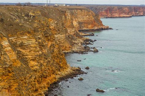 Cape Kaliakra Cliffs , Bulgaria. Stock Image - Image of religion ...