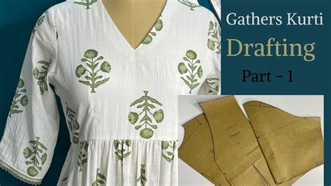 Gather Kurti Drafting Cutting Full Video Kurti Cutting And