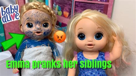 Baby Alive Emma Pranks Her Siblings Baby Alive Videos Youtube